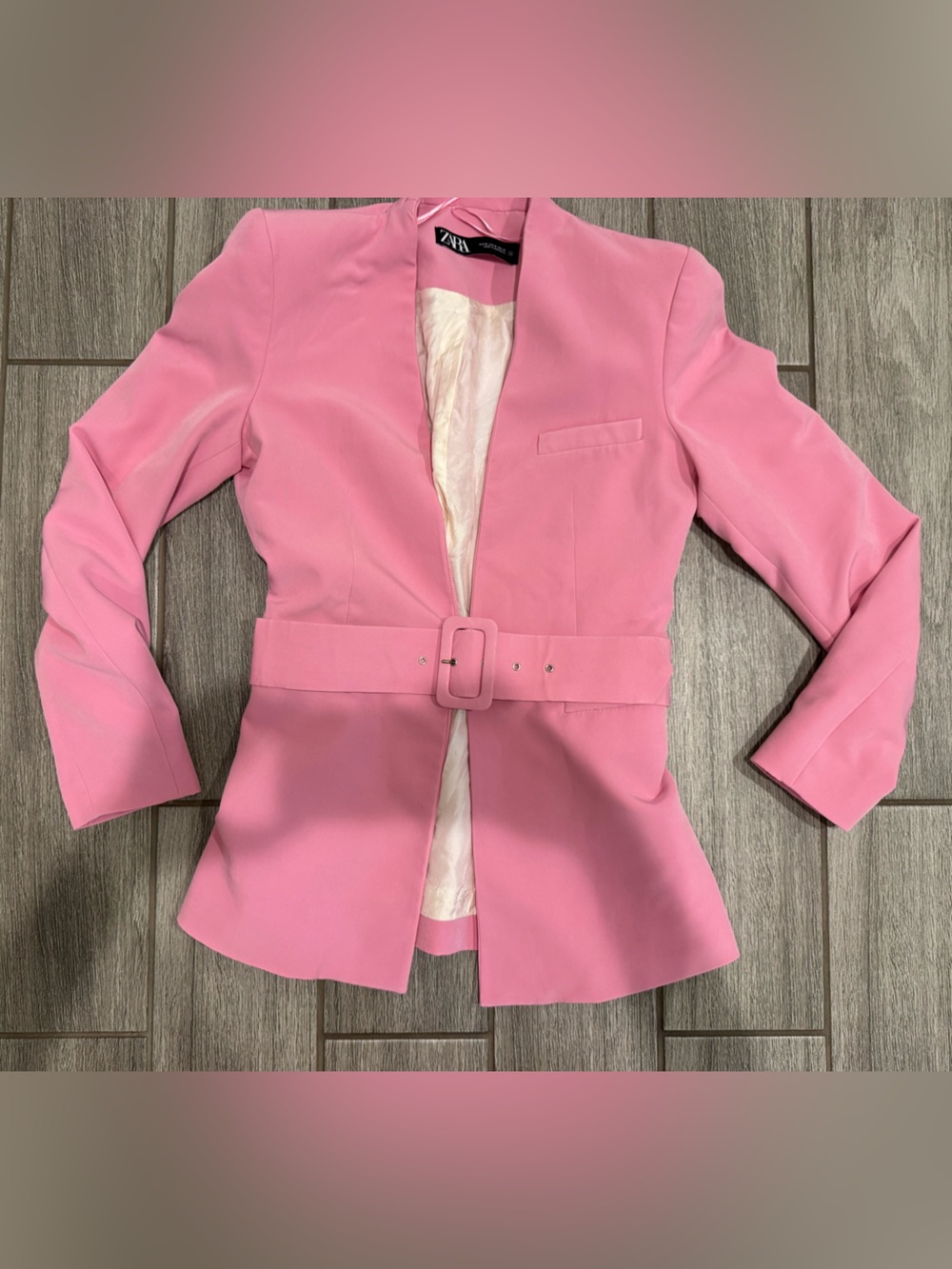 Pink Zara Blazer